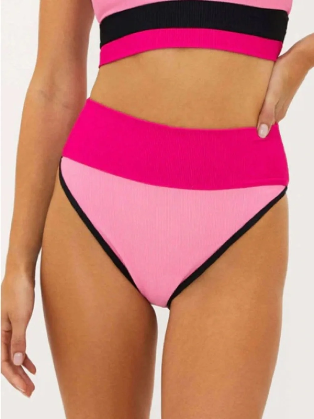BEACH RIOT ❤️🔥 HIGH WAIST EMMY BOTTOMS NWT SIZE SMALL - Picture 2 of 9